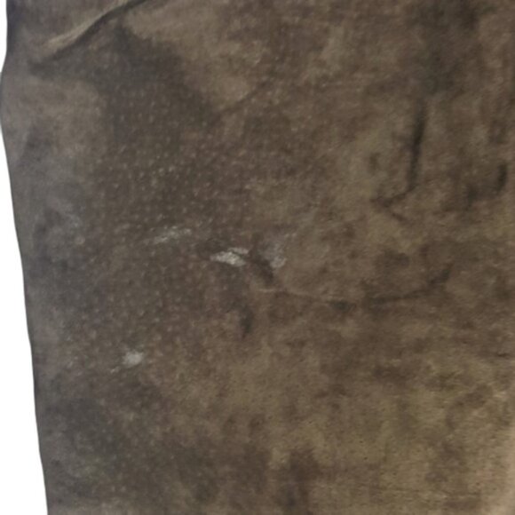 Danier vintage brown pencil leather suede 'triangle  waist' skirt - Picture 7 of 9